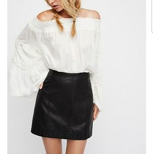 Free People black  skirt